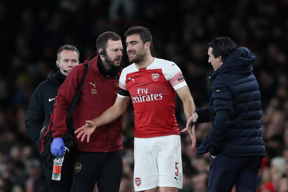 Arsenal Expected To Be Without Sokratis Till February End