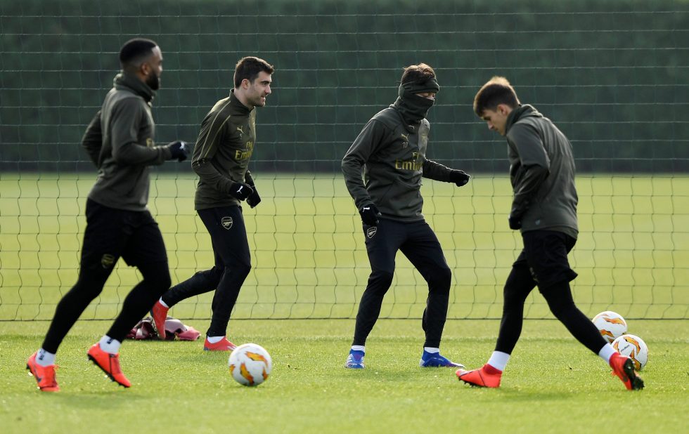 4 Arsenal Stars Return From Injury To Hand Them Boost Ahead Of Europa Tie