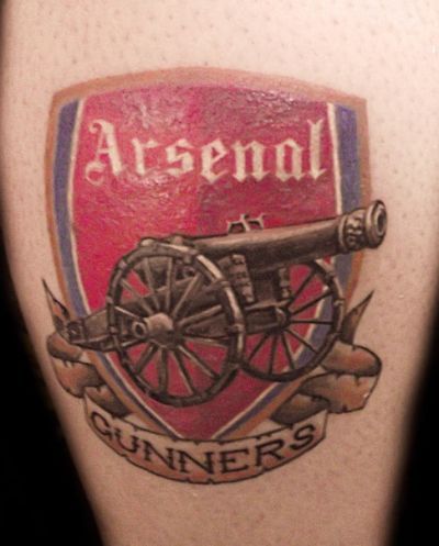 Arsenal Tattoos Calf