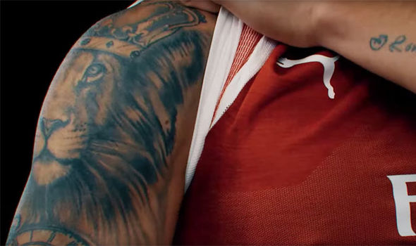 Arsenal Tattoos Lucas Torreira