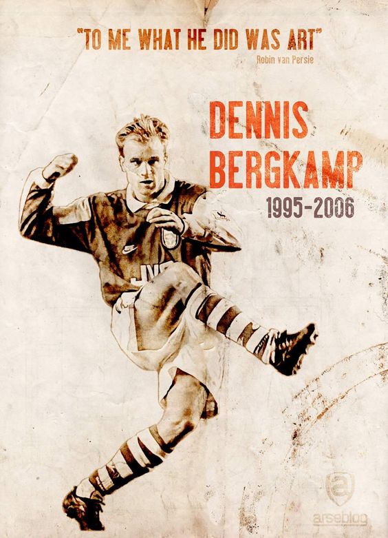 Arsenal Tattoos Of Arsenal Players Dennis Bergkamp