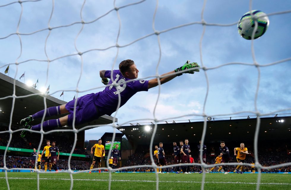 Unai Emery Choses Not To Blame Bernd Leno For Wolves Defeat