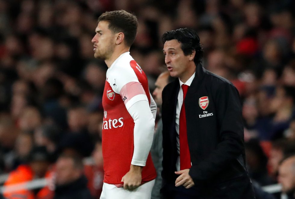 Unai Emery Praises Aaron Ramsey After Fine Newcastle United Display