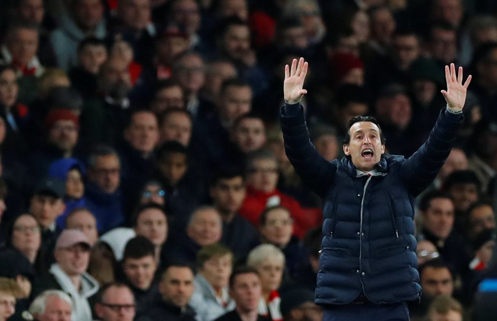 Unai Emery denies any problems with Arsenal's mentality