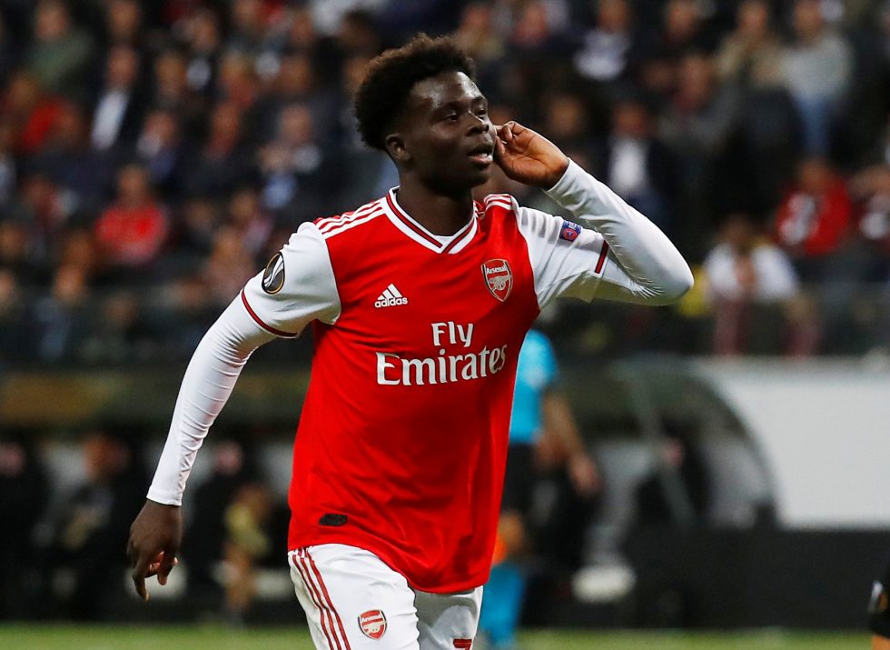 Bukayo Saka announces himself to the World