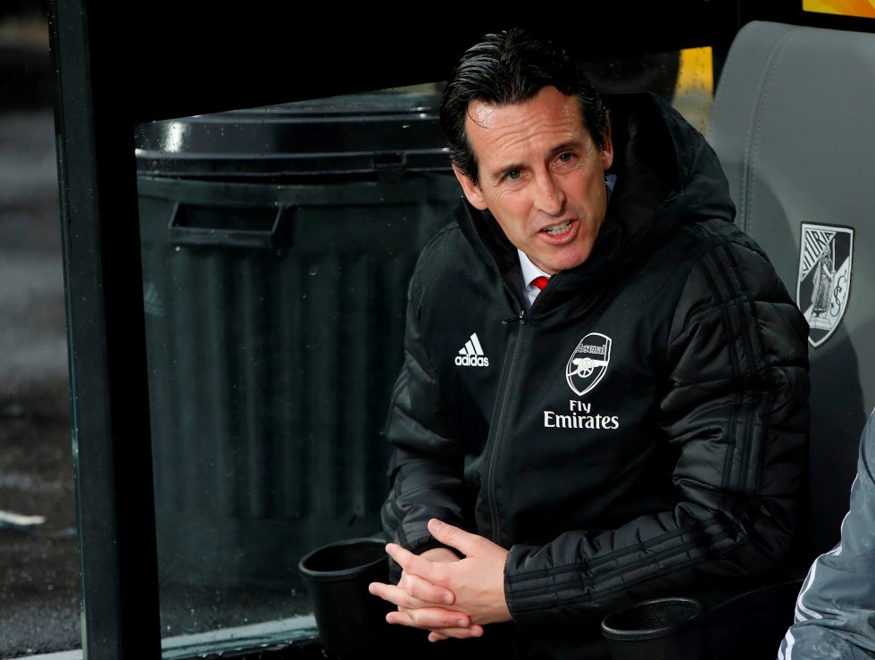 Emery described Arsenal as 'work in progress'