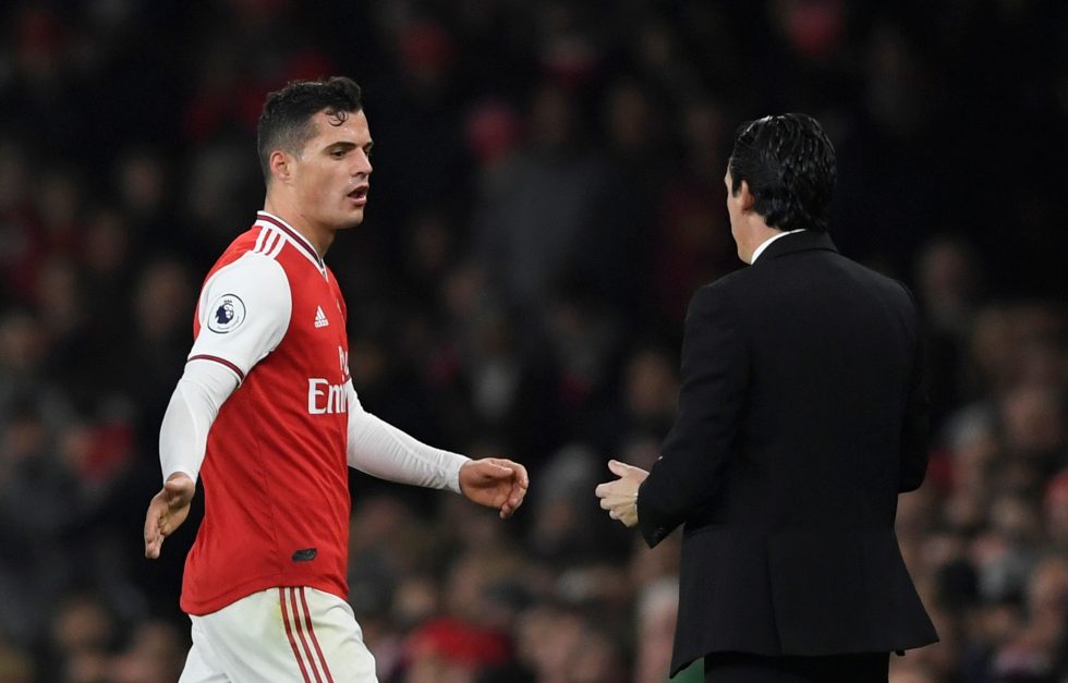 Granit Xhaka could leave Arsenal in January after being stripped of captaincy