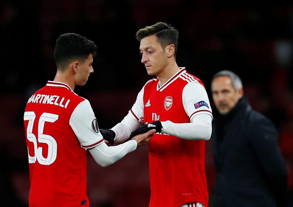 Mesut Ozil Slammed For His Involvement In Arsenal Loss