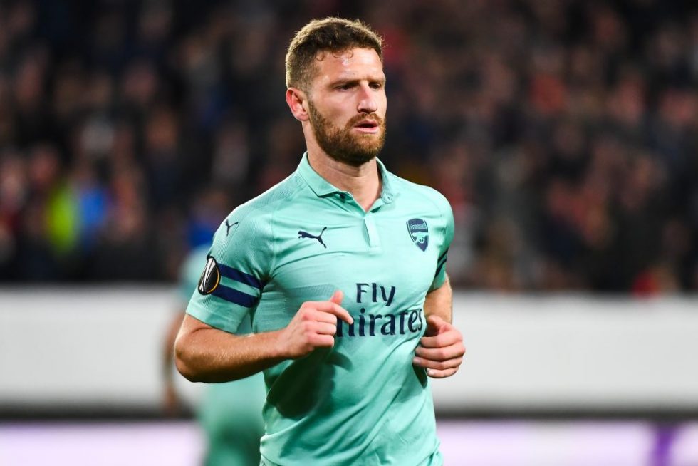 Arteta agreed to let Mustafi continue at Arsenal but on one condition