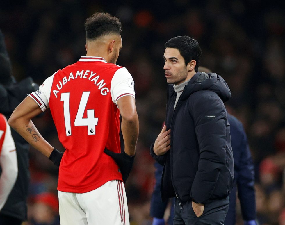 Mikel Arteta: Aubameyang will remain Arsenal captain