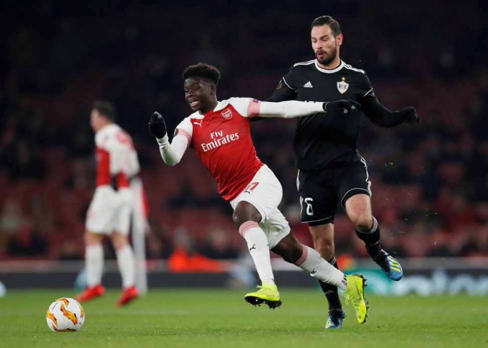 Bukayo Saka wants to leave left-back for winger at Arsenal