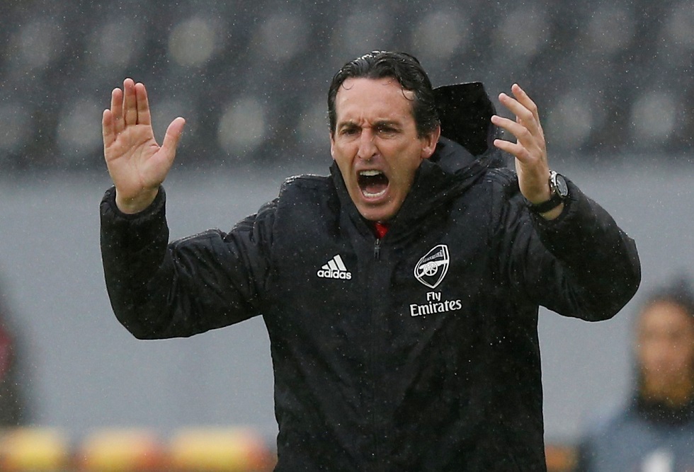 Emery expresses anger towards Arsenal players