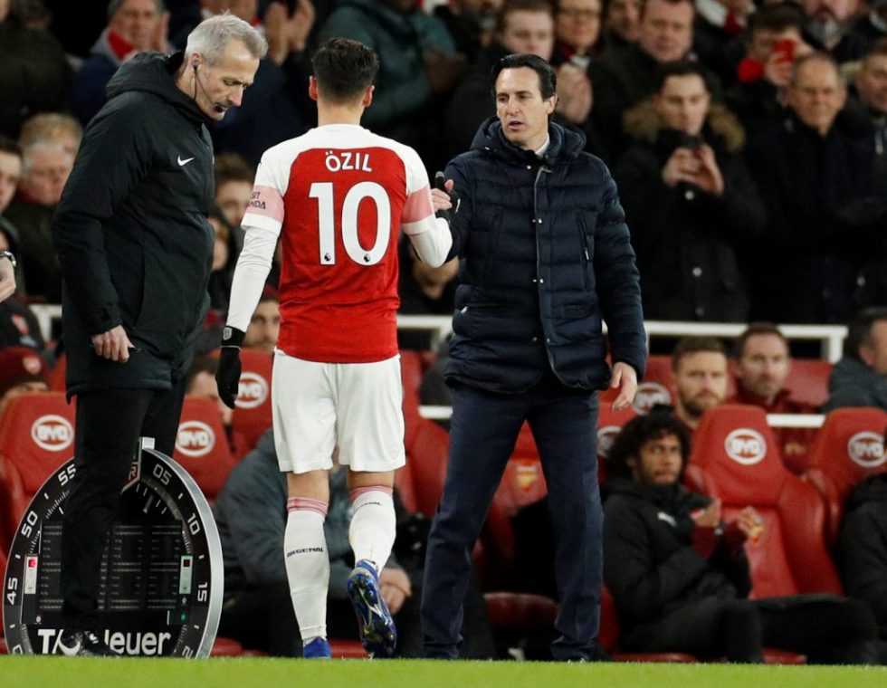 Unai Emery Lashes At Ozil: He has to be self‑critical too