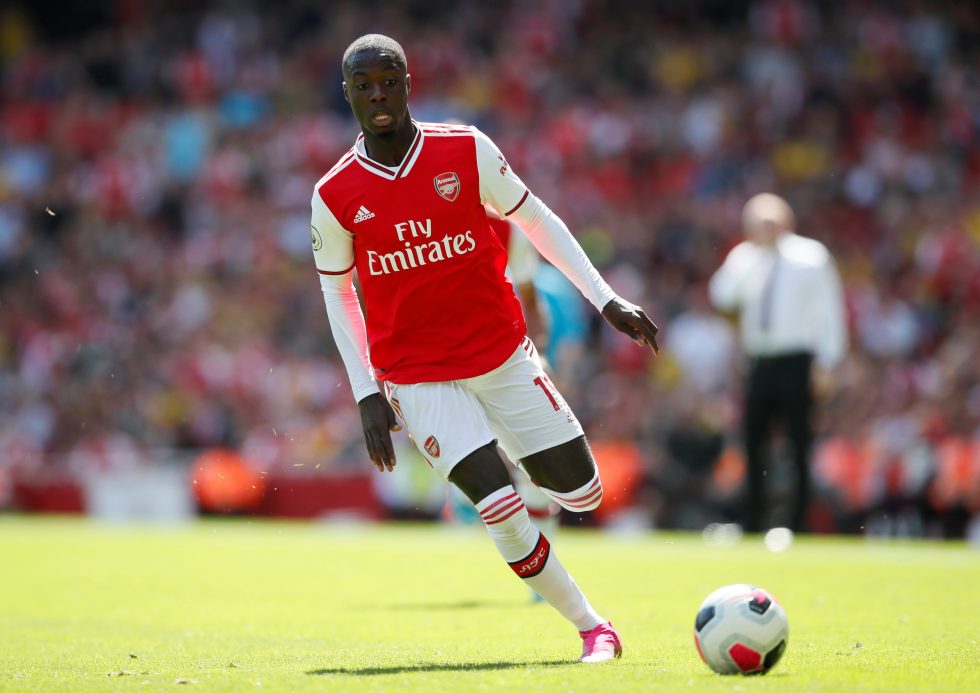 Ian Wright slams Nicolas Pepe for his performance against Villa