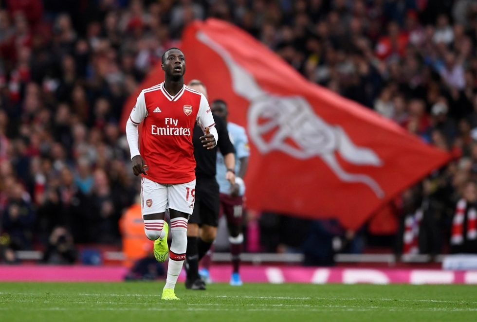 Nicolas Pepe getting frustrated at Arsenal with lack of minutes