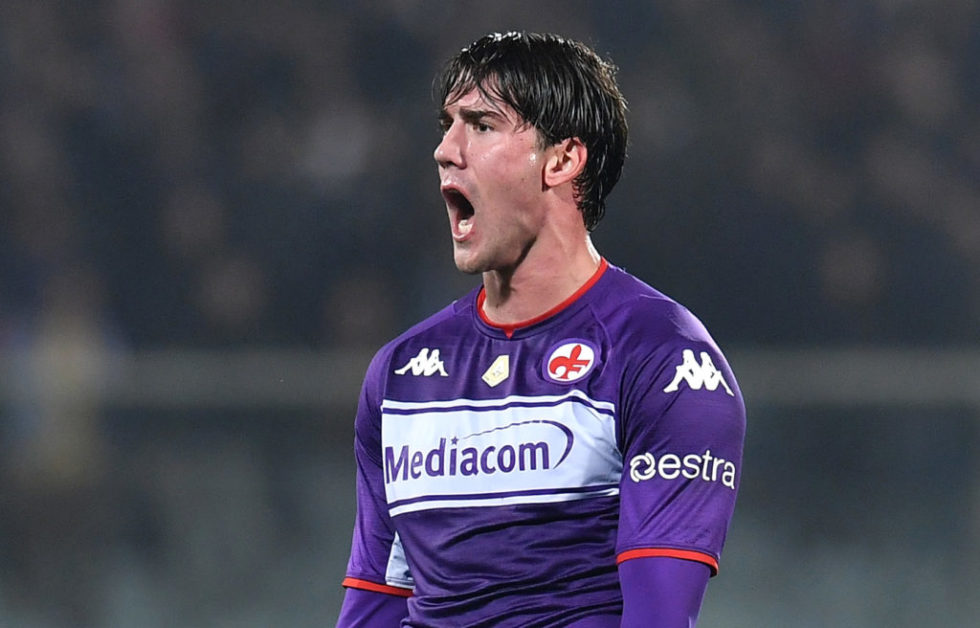 Arsenal's latest transfer update on Fiorentin striker Dusan Vlahovic