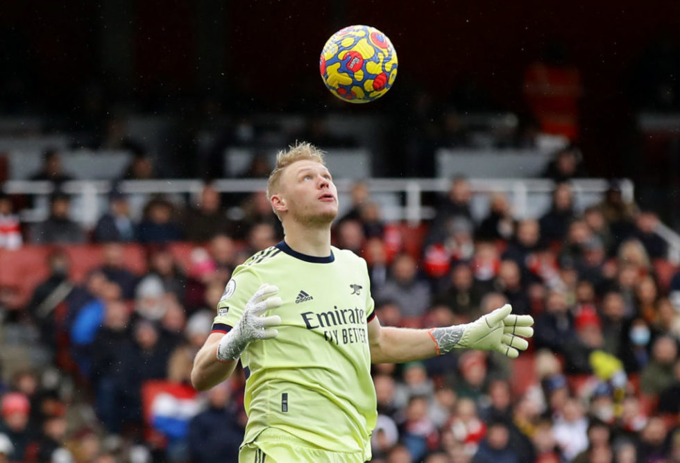 Arsenal goalkeeper Ramsdale struggling to make it before Crystal Palace clash