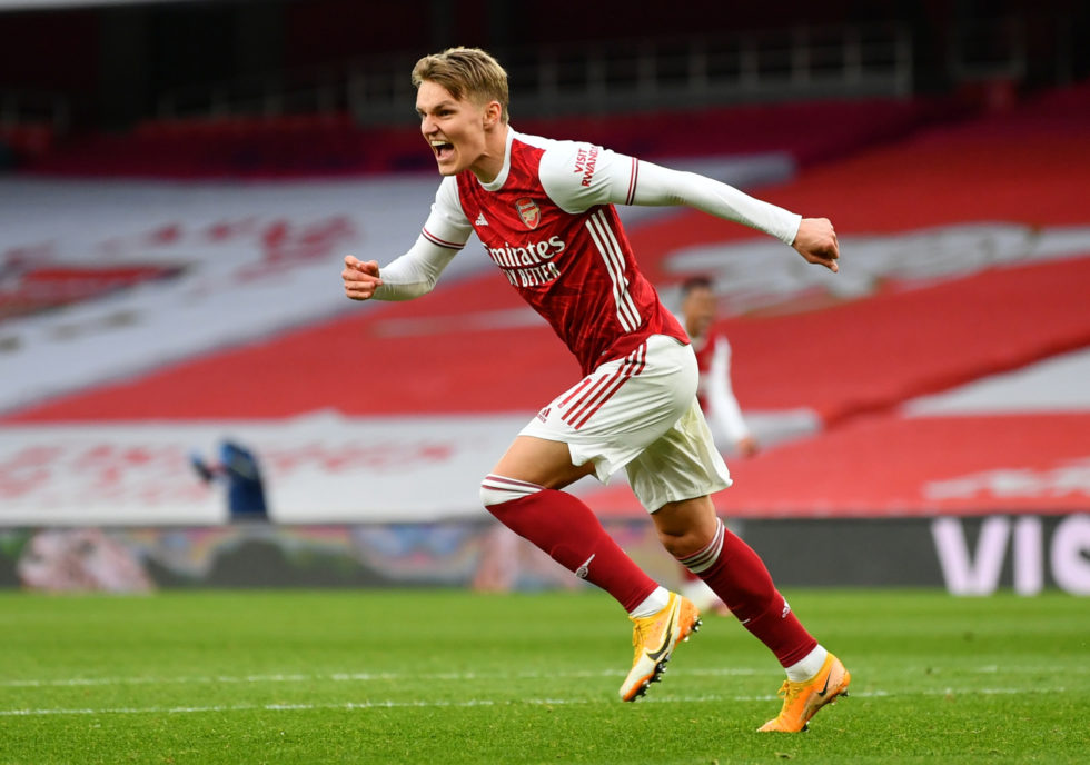 Martin Odegaard has been compared to former Arsenal midfielder Mesut Ozil