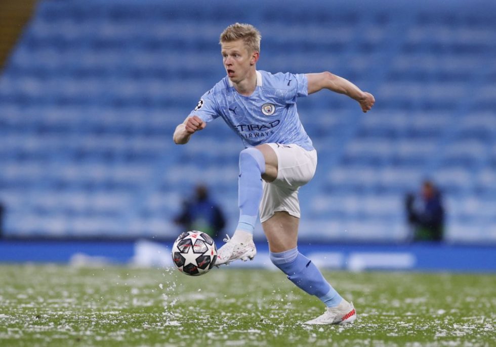 Arsenal planning for Oleksandr Zinchenko in potential City double swoop