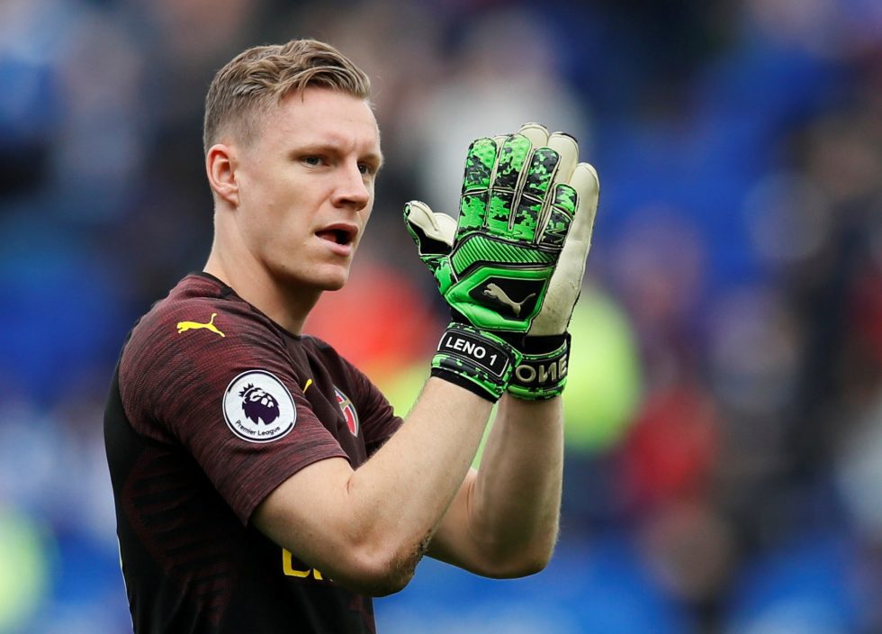 Arsenal goalkeeper Bernd Leno close to finalising a move to Fulham