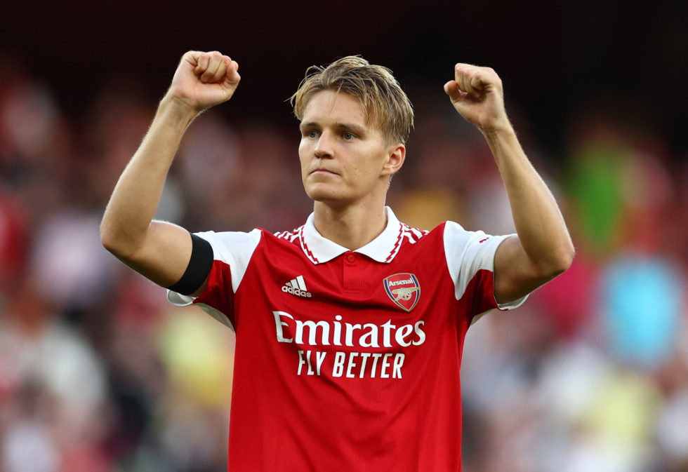 Mikel Arteta lauds Odegaard for his hunger for success