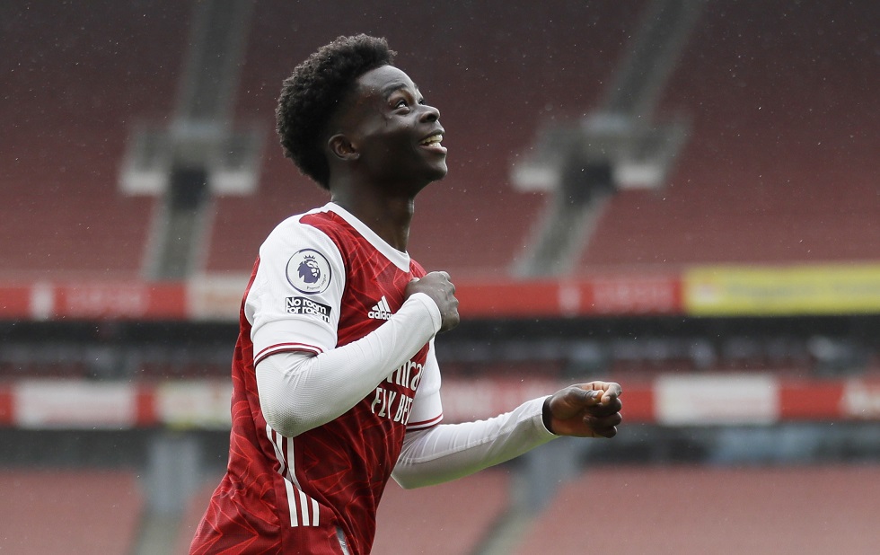 Arsenal star Bukayo Saka doesn’t appear to have suffered a long-term injury
