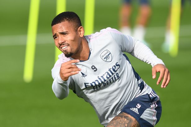 Arsenal handed big boost as Gabriel Jesus took part in full training for the first time after his injury