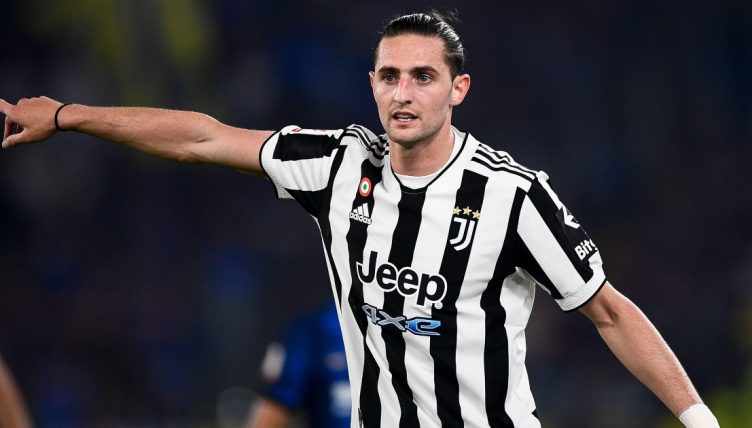 Arsenal now linked with a January move for Juventus midfielder Adrien Rabiot