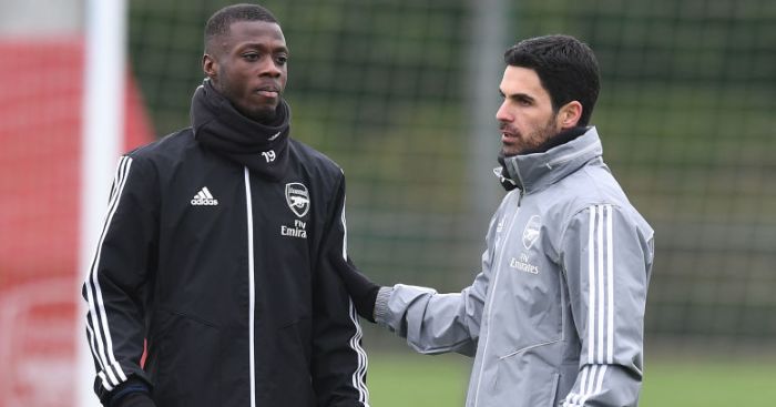 Mikel Arteta backs management's decision to drop Nicolas Pepe out of the Arsenal squad