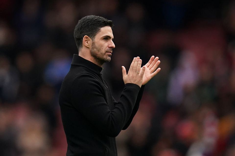 Mikel Arteta makes emotional return in Champions League at Emirates