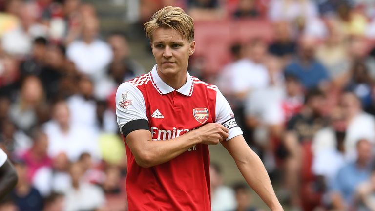 Martin Odegaard looking forward to face Man City this weekend